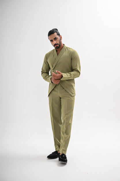 OLIVE GREEN CO-ORD SET