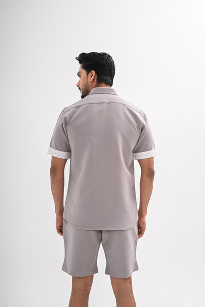 GREY LINEAR CO-ORD SET