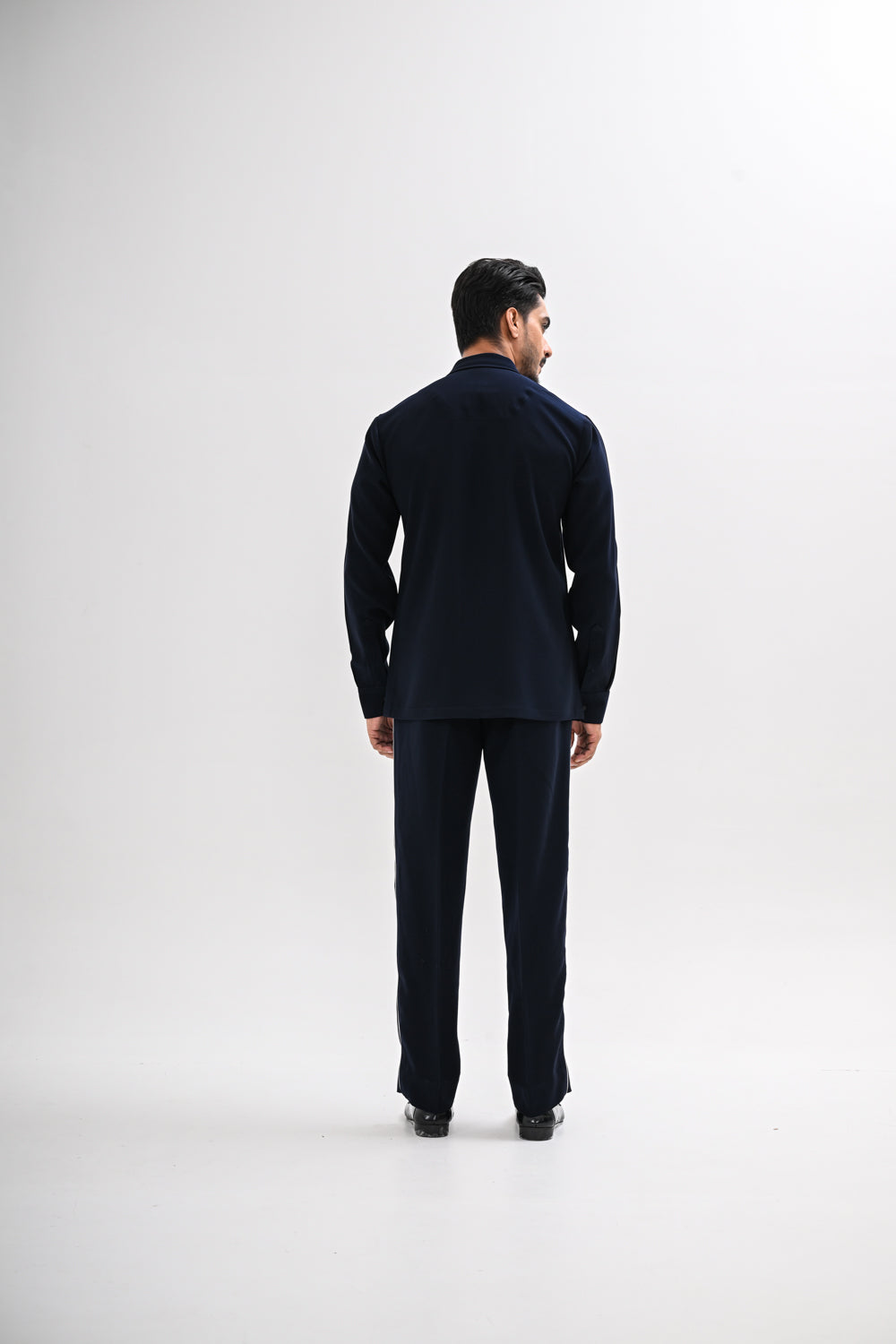 NAVY BLUE CORDED CO-ORD SET