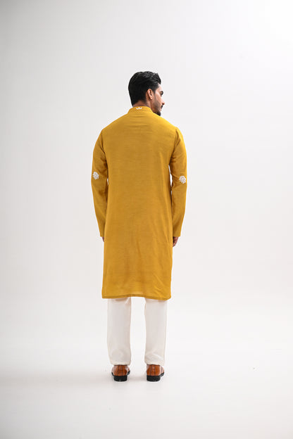 MARIGOLD MUSE NEHRU JACKET SET