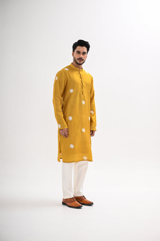 MARIGOLD MUSE NEHRU JACKET SET
