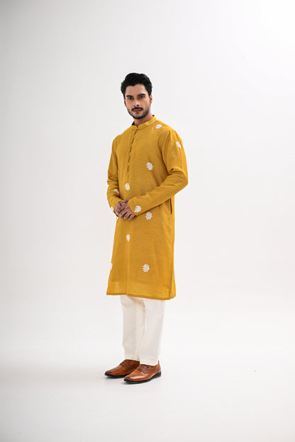 MARIGOLD MUSE NEHRU JACKET SET