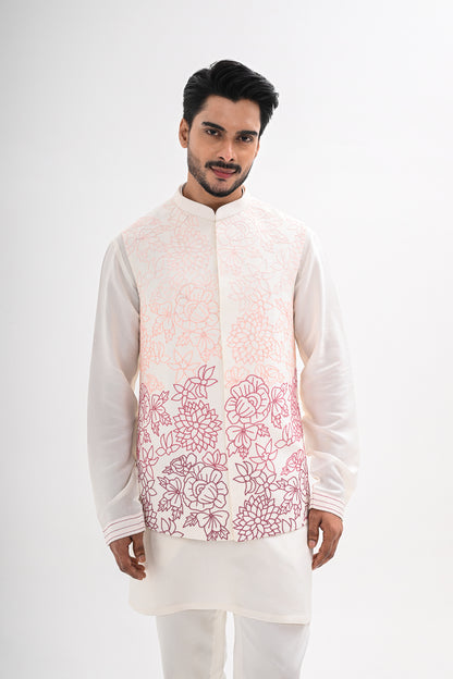 PHOOLON KI LAKEER NEHRU JACKET SET