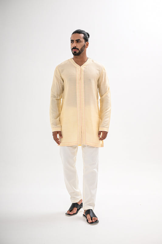 MINIMAL BLOOM NEHRU JACKET SET