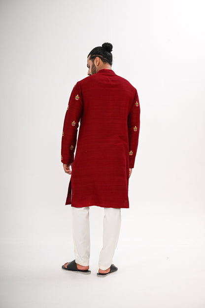 LAAL AANGAN NEHRU JACKET SET
