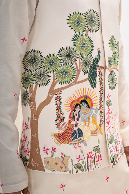 RAAS LEELA NEHRU JACKET SET
