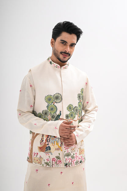 RAAS LEELA NEHRU JACKET SET