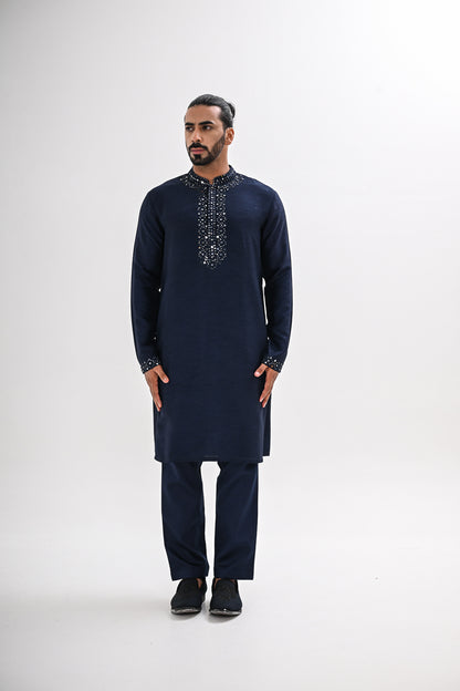 SHEESH MAHAL NEHRU JACKET SET