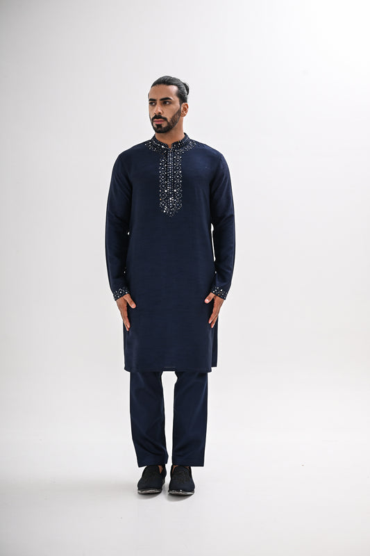 SHEESH MAHAL NEHRU JACKET SET