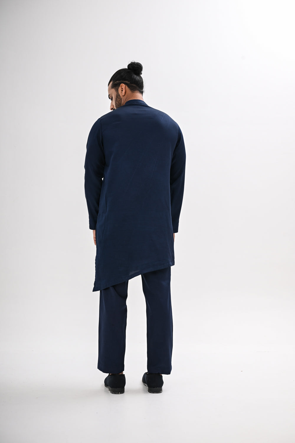 INDIGO BLOOM BANDHGALA SET